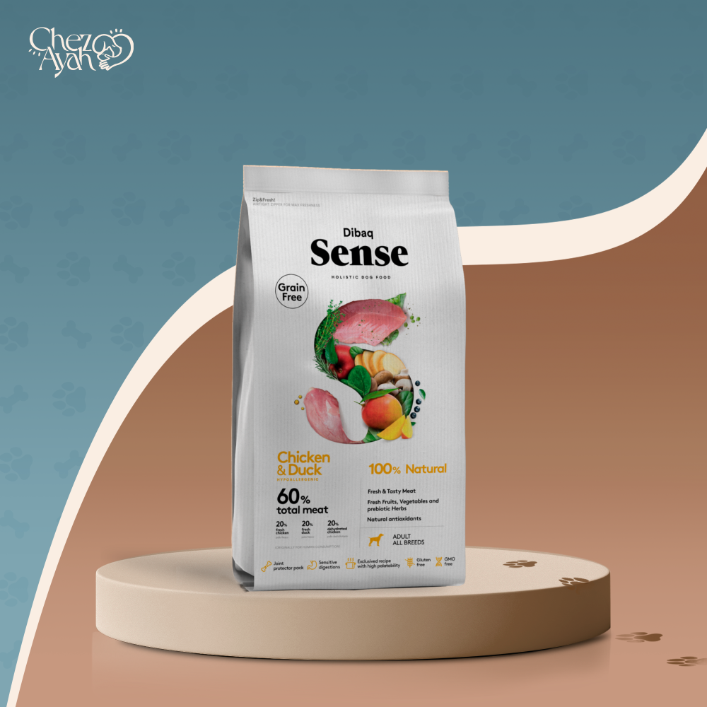 DIBAQ SENSE - DOG GF (CHICKEN & DUCK) 12KG