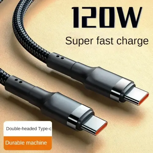 PD 120 واط شحن فائق لسامسونج S24 S23 USB C إلى USB...