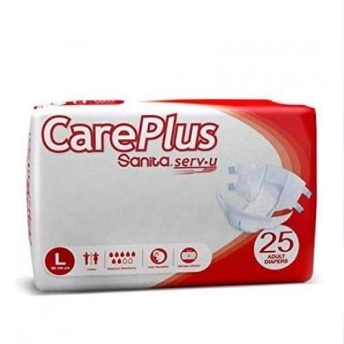 حفائض كبار سانيتا كير بلس مقاس L عبوة 25 Care Plus...