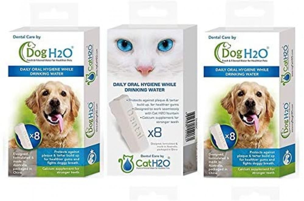 اقراص العناية بالاسنان - DogH2O & CatH2O