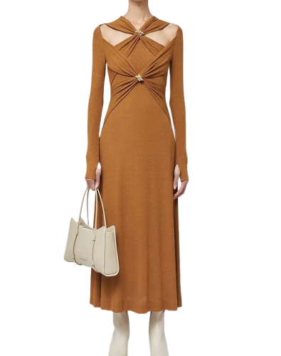 Stella Dress - Brown