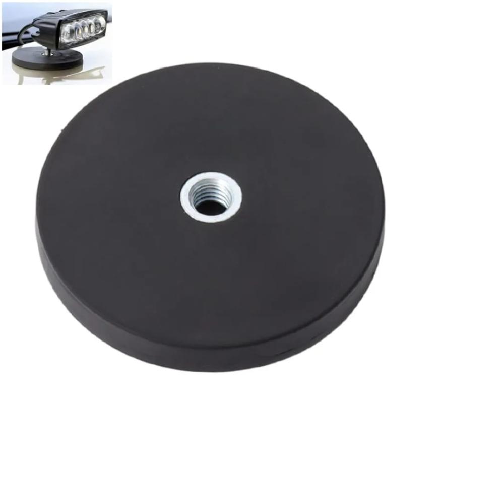 قاعدة مغناطيسية المطاط المغلفة