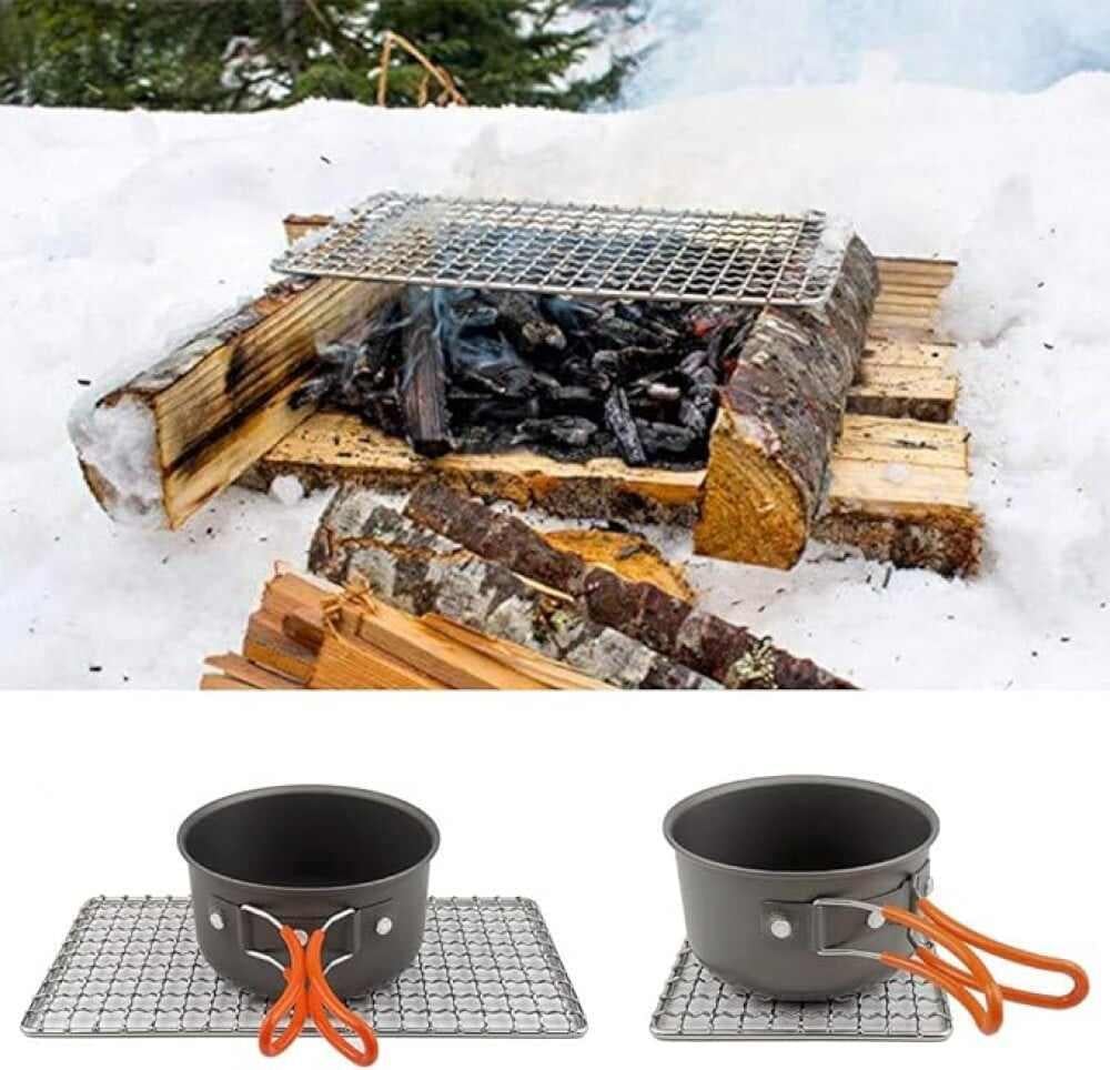 شبكة على فوق النار