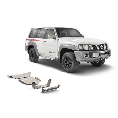 صاجة حماية نيسان فتك المنيوم Skid plate