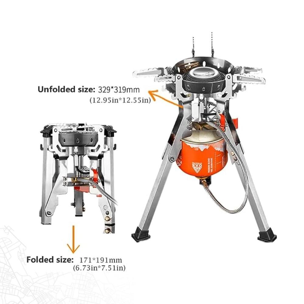 موقد تخييم مطور بقوة 4000 وات