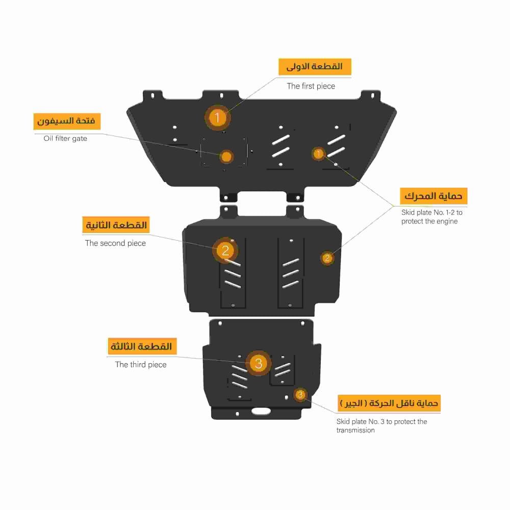 Skid plates Jeep Grand Cherokee