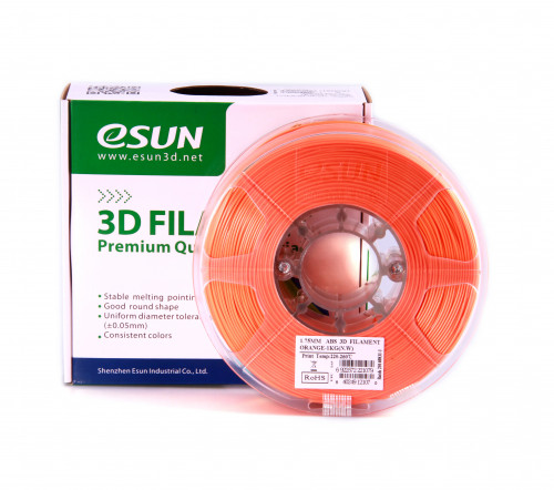 eSUN ABS (Orange) -3D Filament 1.75mm, 1kg