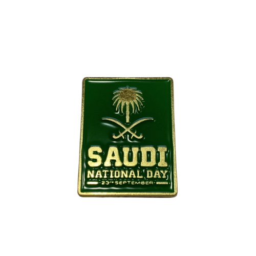 ملصق حديد شعار المملكة العربية السعودية (سيفين ونخ...
