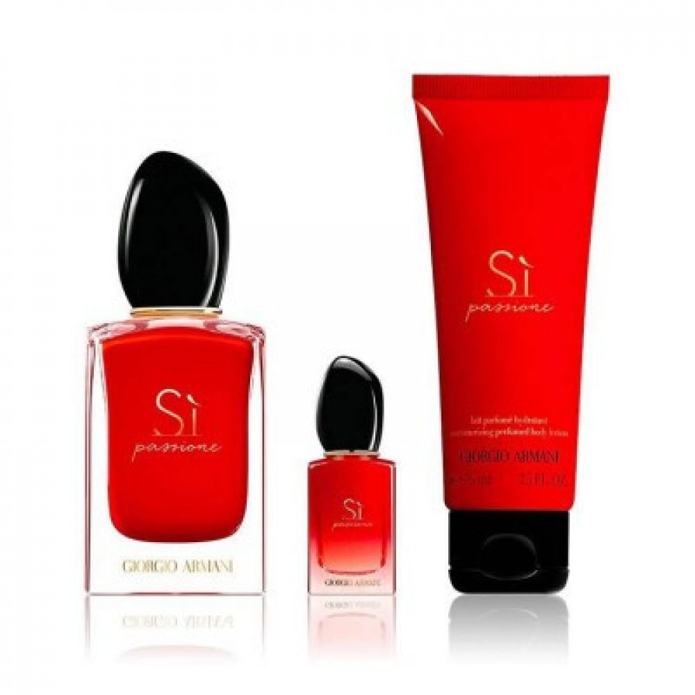 جورجيو أرماني مجموعة سي باسيوني للسفر (أو دو برفيوم 50 مل + أو دو برفيوم 7 مل + لوشن للجسم 75 مل)