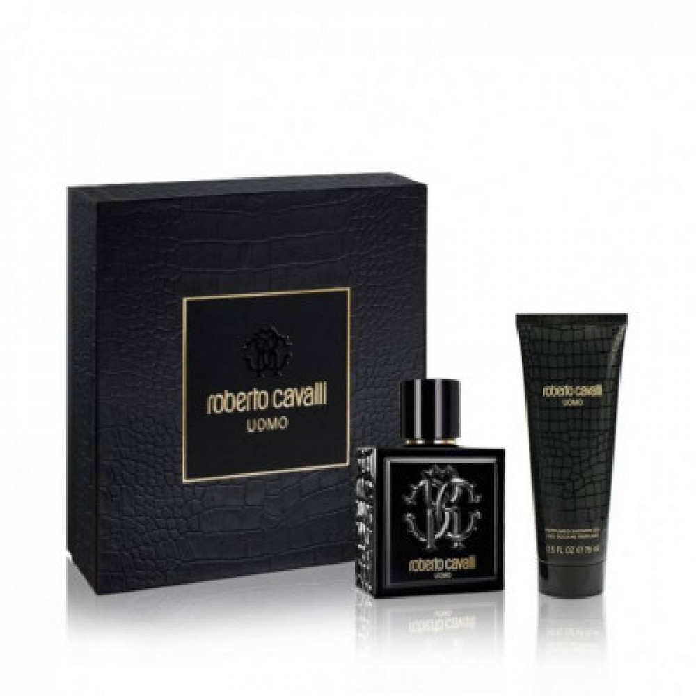 روبرتو كافالي مجموعة أومو (أو دو تواليت 100 مل + شاور جل 100 مل)