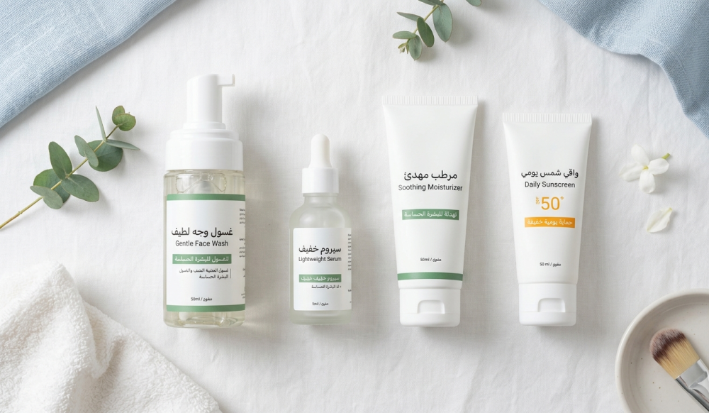 أفضل روتين عناية بالبشرة اليومية للبشرة الدهنية والحساسة