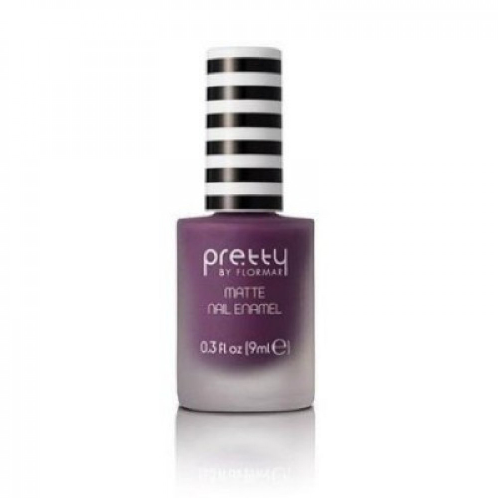 بريتي باي فلورمار - طلاء اظافر مطفي مات - M07 PURPLE