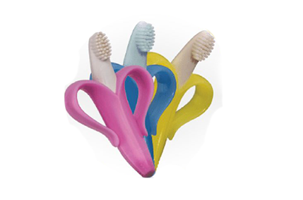 Baby Banana Infant Training Toothbrush and Teether...