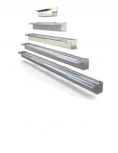 مصب شلال استيل مفتوح مقاس  90 cm