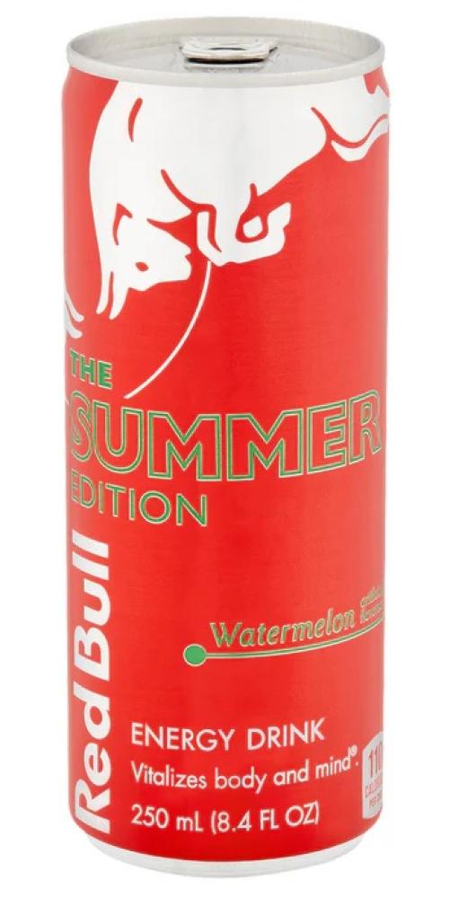 Red Bull Energy Drink Summer Edition Watermelon Flavor