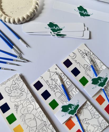 توزيعات تلوين للاطفال