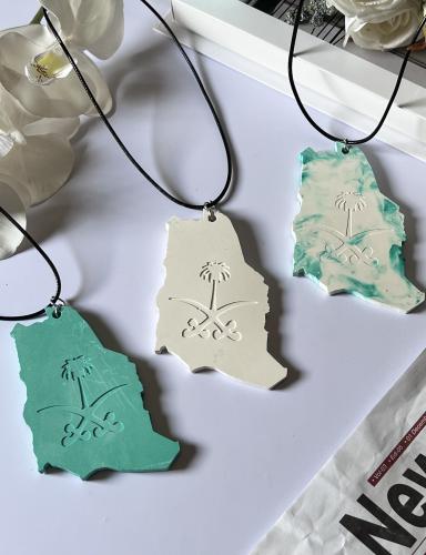 توزيعات حجر معطر ثيم خريطة المملكة