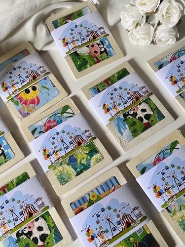 توزيعات لعبة تركيب للاطفال مع ثيم حسب الطلب