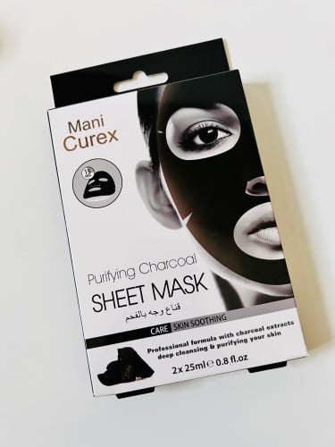 قناع وجه بالفحم من ماني كيرس  Main Curex