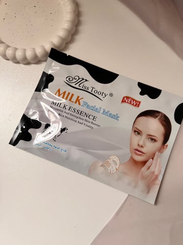 ماسك الوجه بخلاصه الحليب