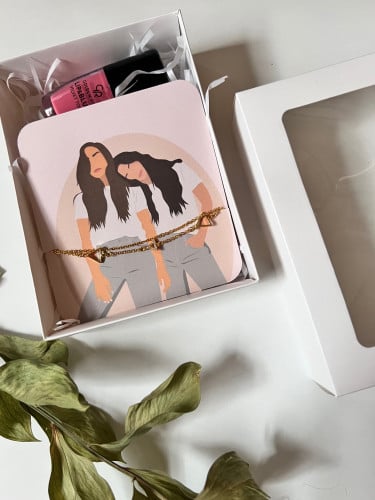 هدية الاصدقاء  تنت جولدن روز مع اسواره