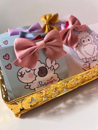 فيونكة شعر مع ثيم خروف