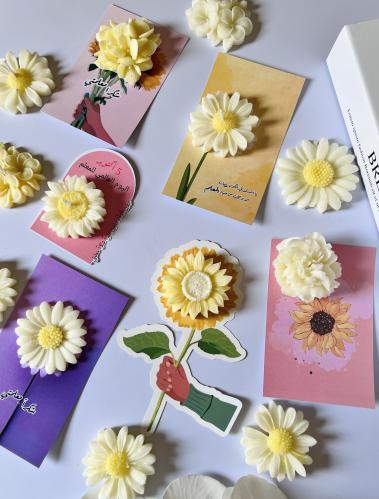 توزيعات وردة مع ثيم