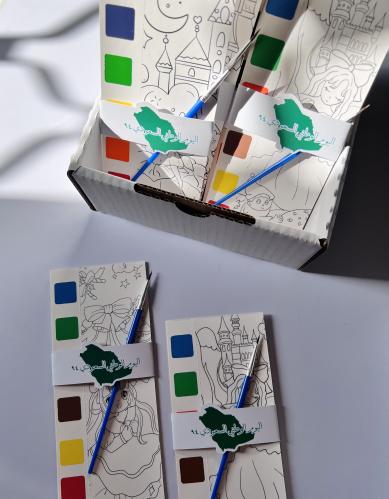 بوكس توزيعات تلوين  12 حبة