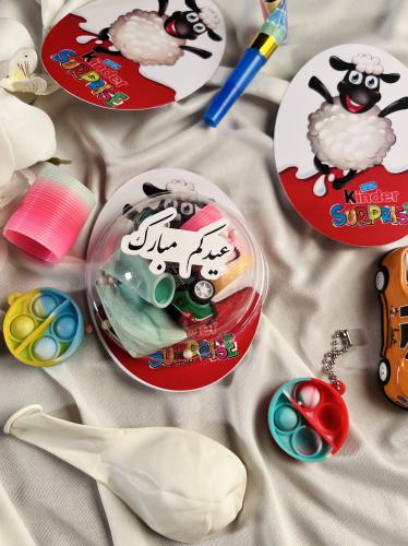 توزيعات  ثيم بيضة كندر للاطفال