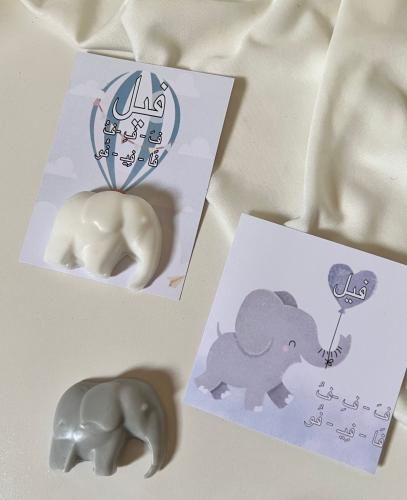 ثيم ‏ مع صابون ‏على شكل فيل