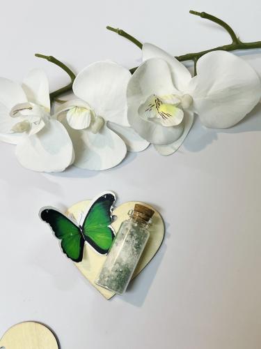 توزيعات املاح الاسترخاء مع ثيم فراشة