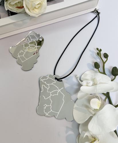 تعليقة مرايا خريطة المملكة