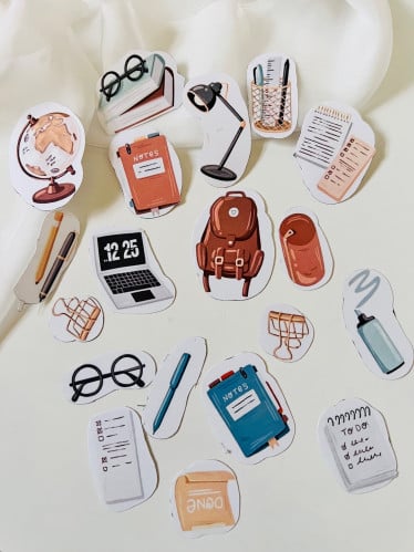 ملصقات ادوات مكتبية