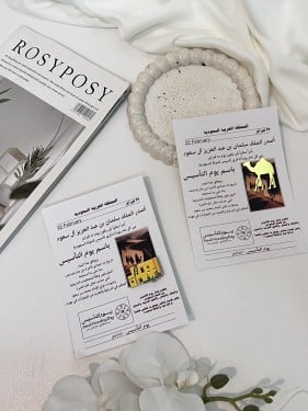 ثيم جريدة مع بروش يوم التأسيس