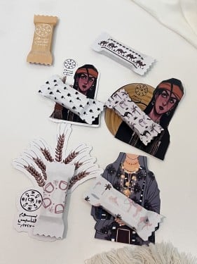 توزيعات ثيم مع شوكلاته او علك