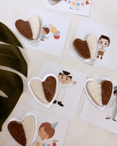 توزيعات شوكلاته ثيم اطفال ( اولاد )