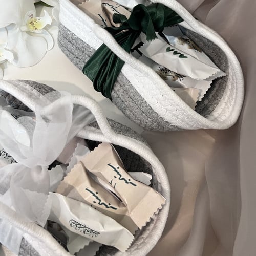 سلة توزيعات شوكلاته ثيم اليوم الوطني