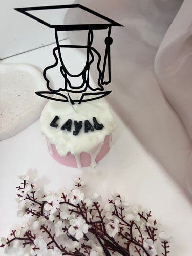 شمعة التخرج بالاسم