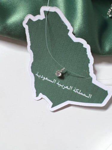 سلسال مع ثيم خريطة المملكة