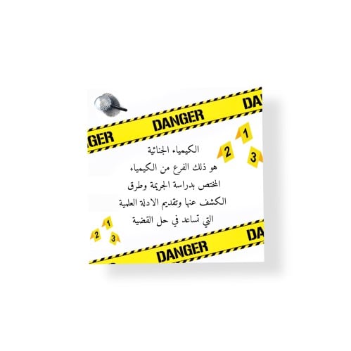 ثيم الكيمياء الجنائية جاهز للطباعه