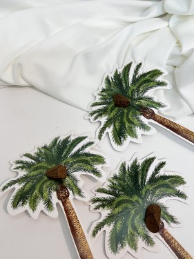 ثيم نخلة مع كسرة عود