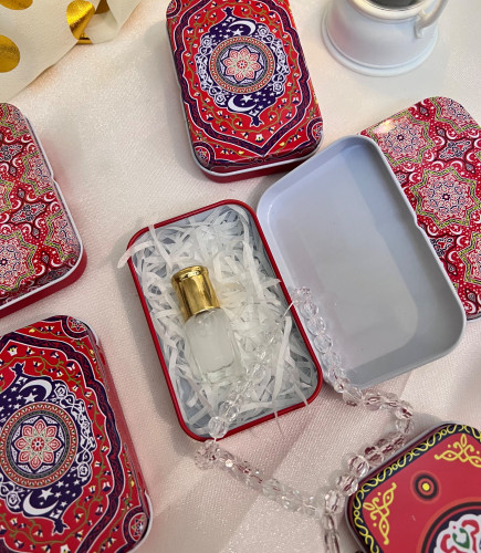 توزيعات علب رمضانية توله مع مسبحة