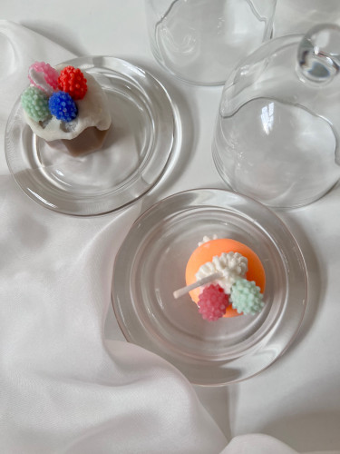 شمعة مع فازه