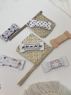 توزيعات مهفه مع شوكلاته او علك