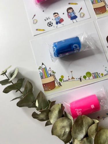 ثيم العودة الى المدرسه مع صلصال