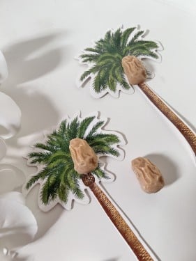 توزيعات شمع فواحة مع ثيم نخلة