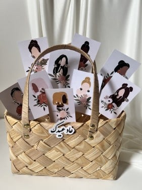 سلة ثيمات مع حلق