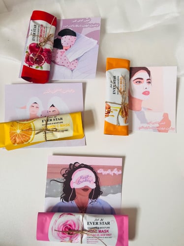 توزيعات ثيم مع ماسك الوجه