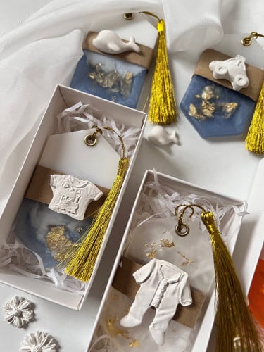 توزيعات صابون معطر ثيم مواليد