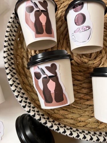 ملصقات فنجان قهوة